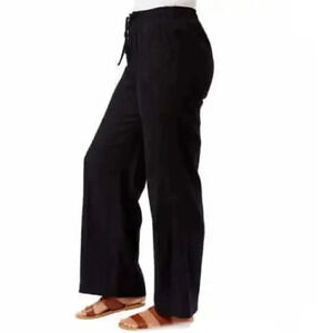 Briggs Linen Blend Pant Black Lightweight Size XL